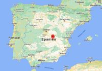 Landkarte Spaniens f&uuml;r schwarzes Gold